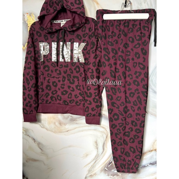 RARE! PINK Leopard Bling Set - Picture 2 of 5